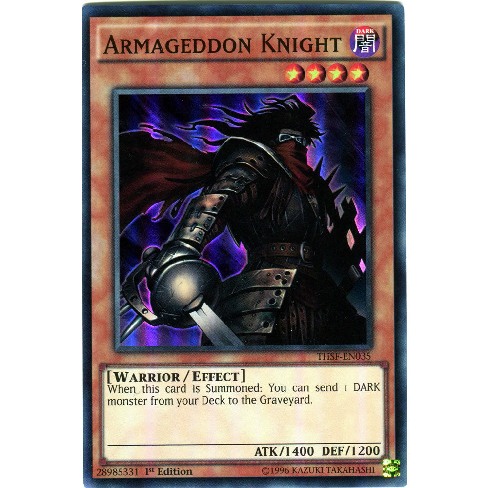 Armageddon Knight THSF-EN035 Yu-Gi-Oh! Card from the The Secret Forces  Set