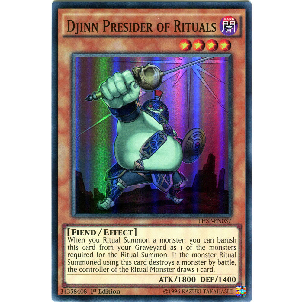 Djinn Presider of Rituals THSF-EN037 Yu-Gi-Oh! Card from the The Secret Forces  Set