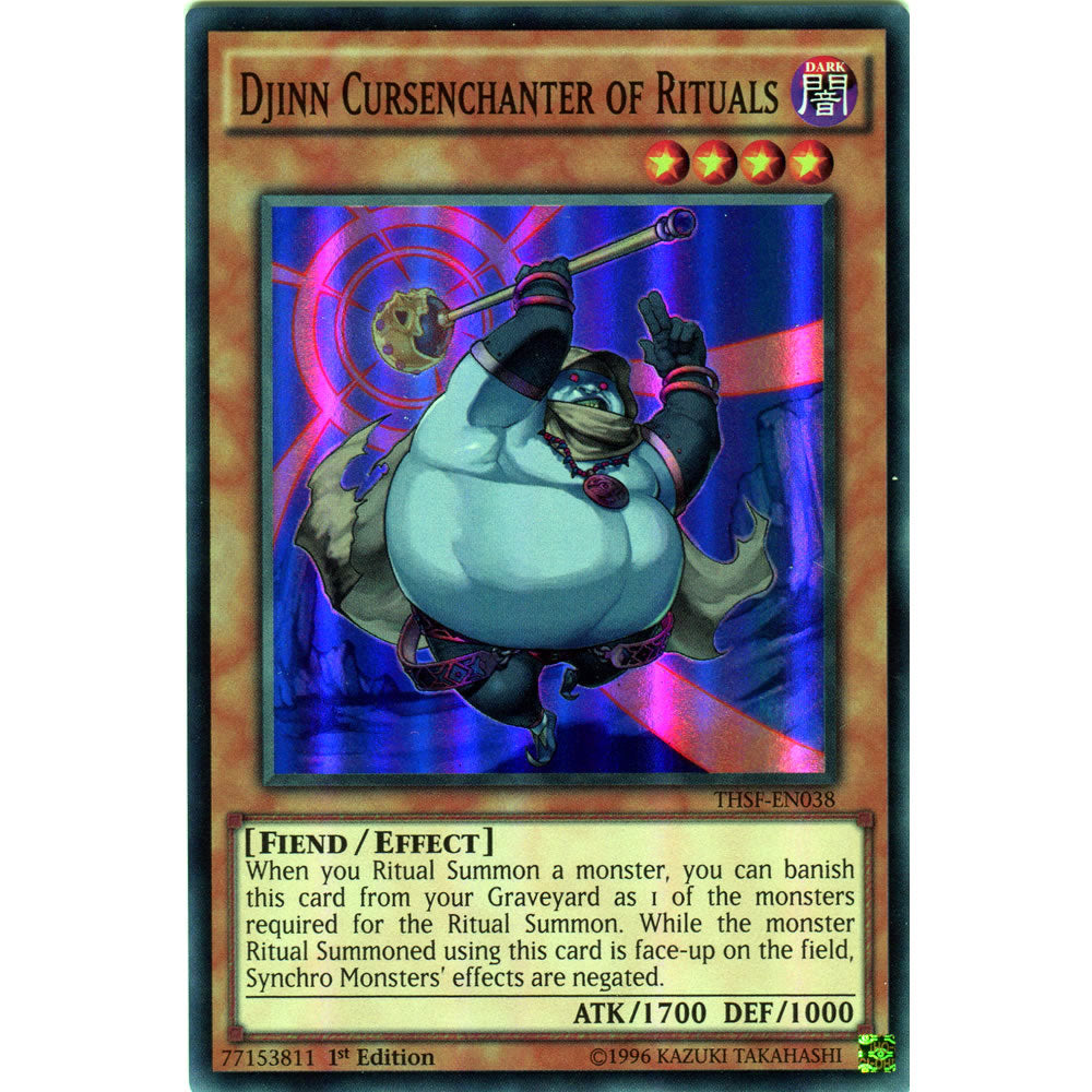 Djinn Cursenchanter of Rituals THSF-EN038 Yu-Gi-Oh! Card from the The Secret Forces  Set