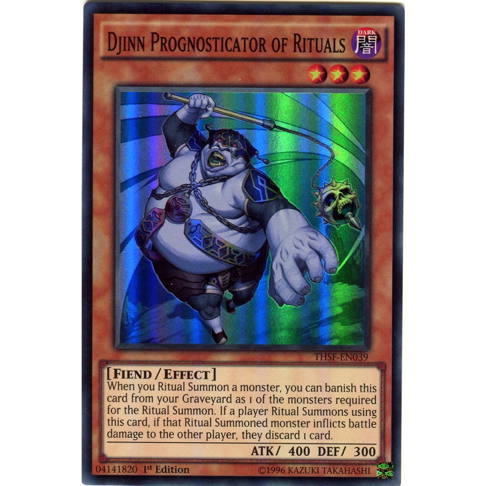 Djinn Prognosticator of Rituals THSF-EN039 Yu-Gi-Oh! Card from the The Secret Forces  Set