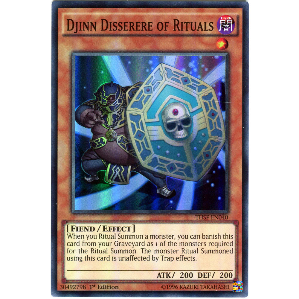 Djinn Disserere of Rituals THSF-EN040 Yu-Gi-Oh! Card from the The Secret Forces  Set