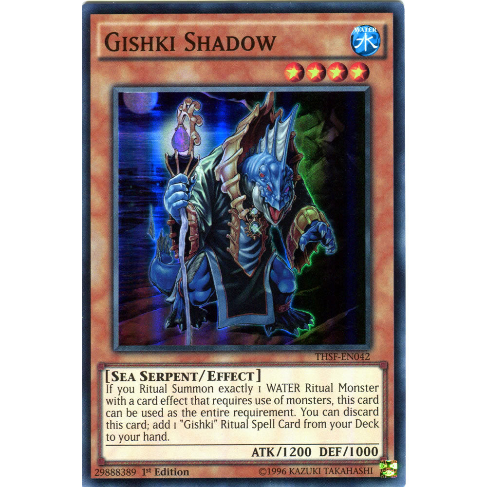 Gishki Shadow THSF-EN042 Yu-Gi-Oh! Card from the The Secret Forces  Set