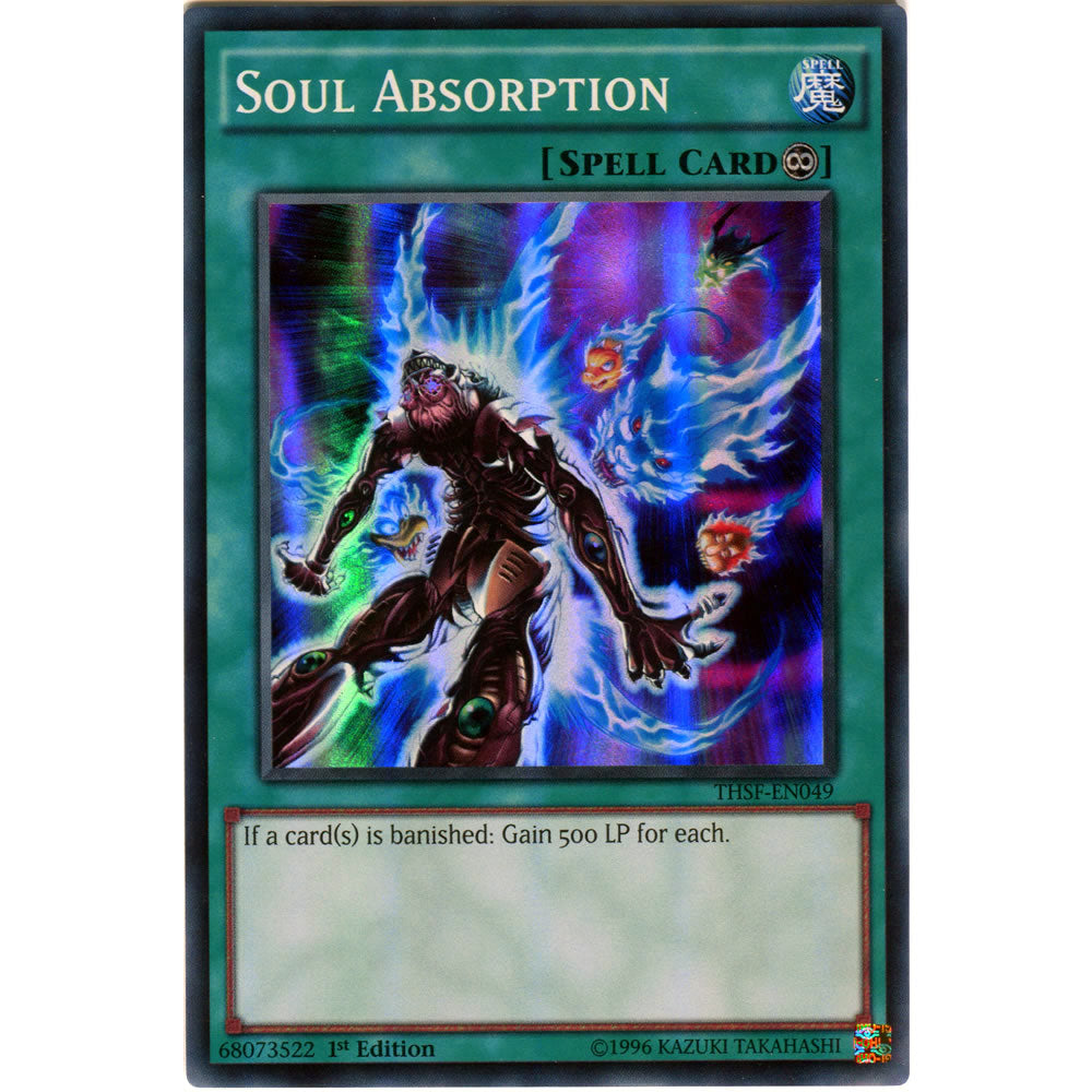 Soul Absorption THSF-EN049 Yu-Gi-Oh! Card from the The Secret Forces  Set