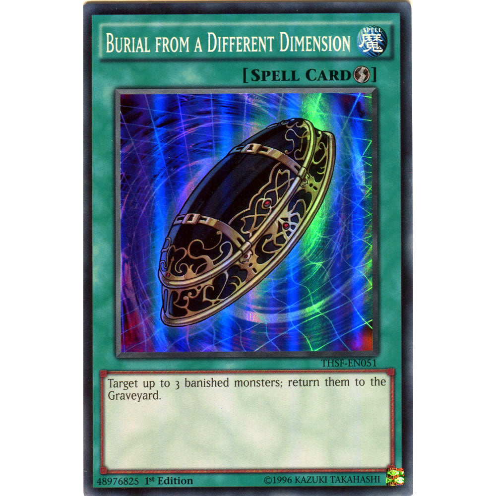 Burial from a Different Dimension THSF-EN051 Yu-Gi-Oh! Card from the The Secret Forces  Set