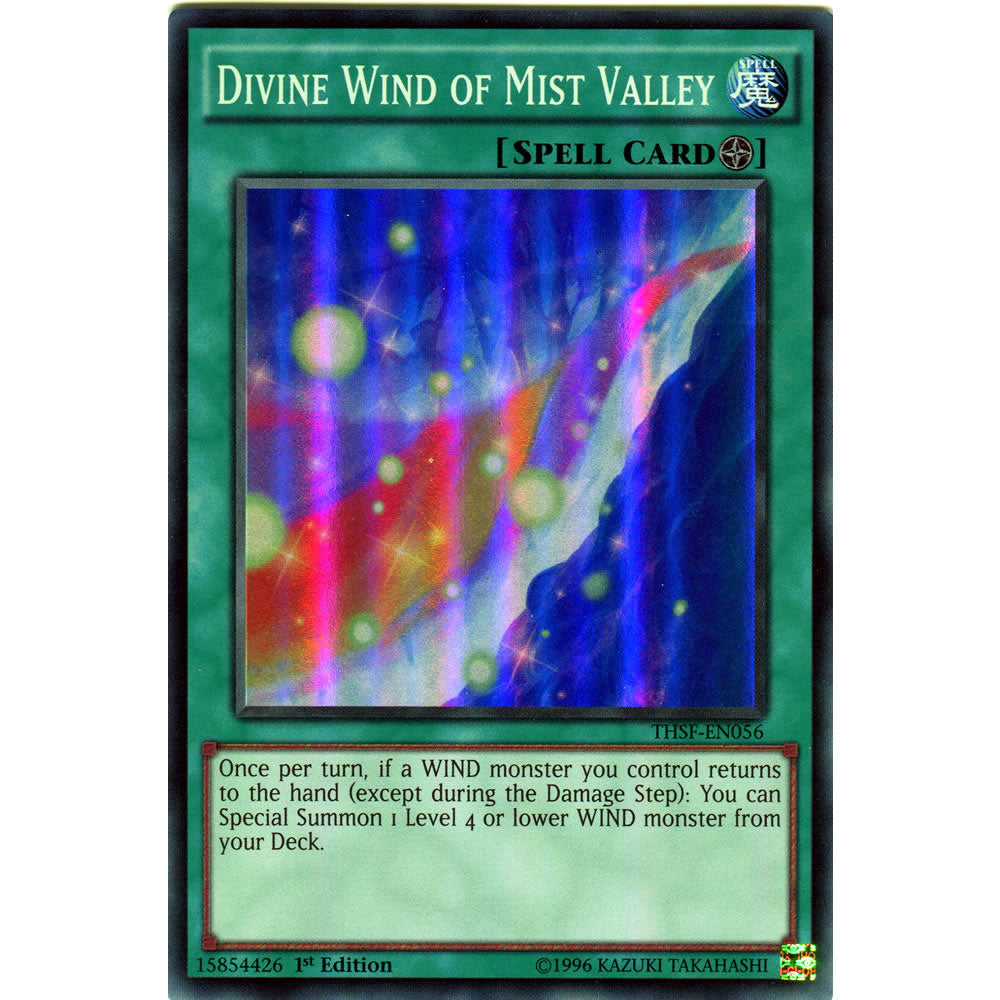 Divine Wind of Mist Valley THSF-EN056 Yu-Gi-Oh! Card from the The Secret Forces  Set