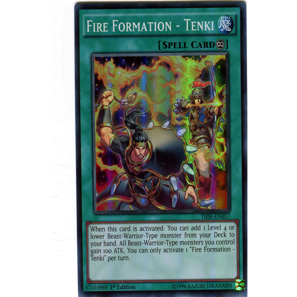 Fire Formation - Tenki THSF-EN057 Yu-Gi-Oh! Card from the The Secret Forces  Set