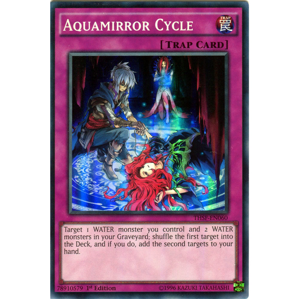 Aquamirror Cycle THSF-EN060 Yu-Gi-Oh! Card from the The Secret Forces  Set