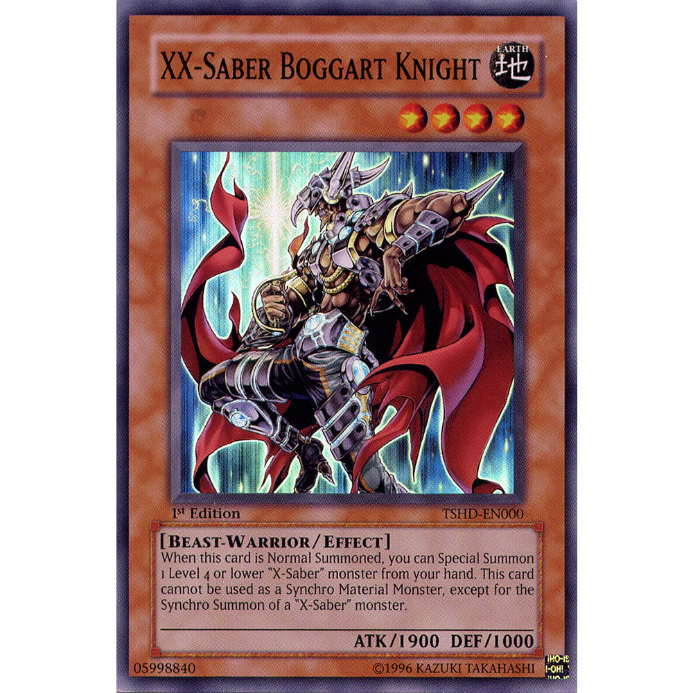 XX-Saber Boggart Knight TSHD-EN000 Yu-Gi-Oh! Card from the The Shining Darkness Set