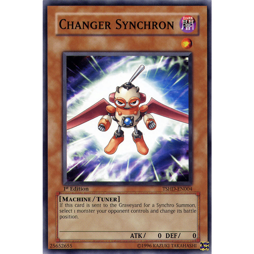 Changer Synchron TSHD-EN004 Yu-Gi-Oh! Card from the The Shining Darkness Set