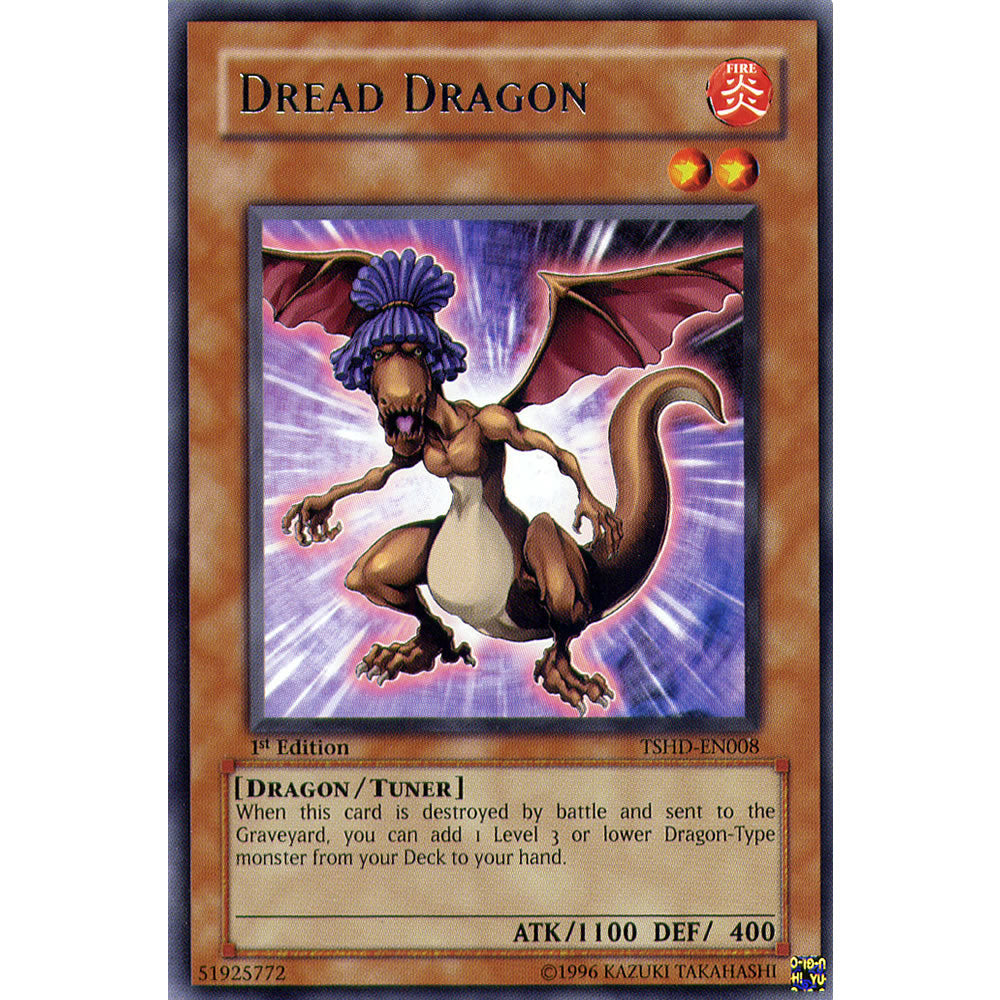 Dread Dragon TSHD-EN008 Yu-Gi-Oh! Card from the The Shining Darkness Set