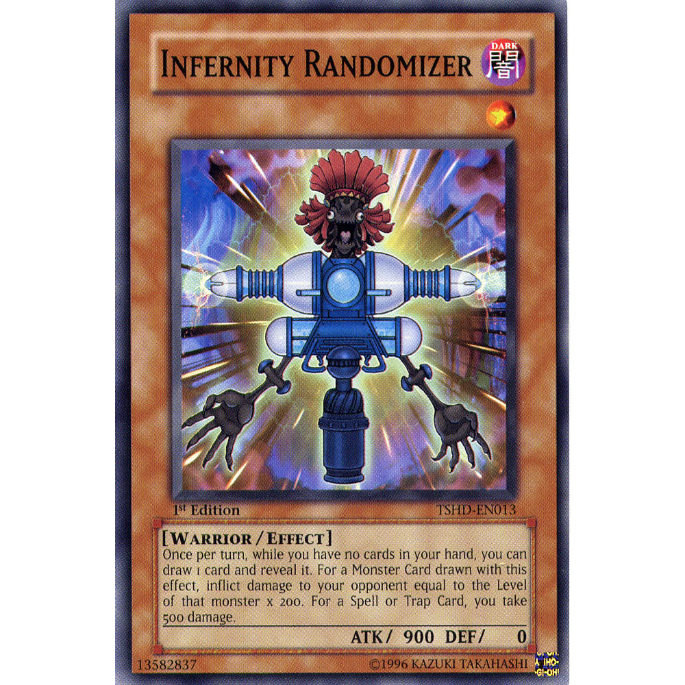 Infernity Randomizer TSHD-EN013 Yu-Gi-Oh! Card from the The Shining Darkness Set