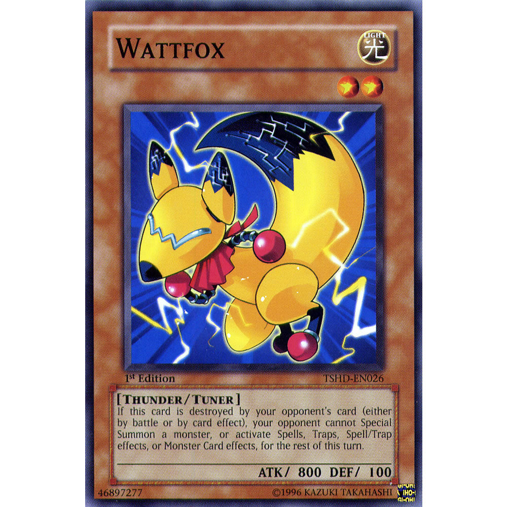 Wattfox TSHD-EN026 Yu-Gi-Oh! Card from the The Shining Darkness Set