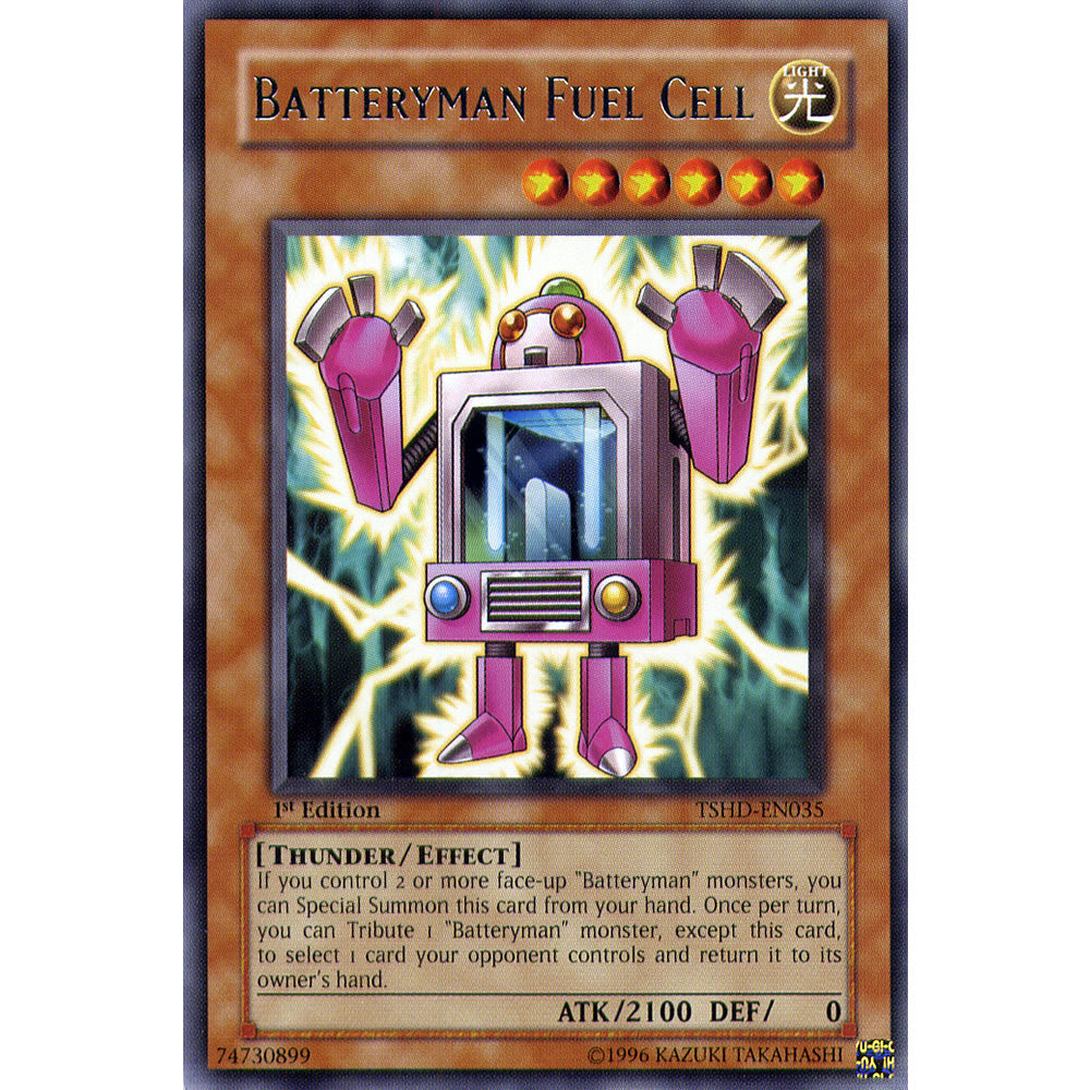 Batteryman Fuel Cell TSHD-EN035 Yu-Gi-Oh! Card from the The Shining Darkness Set