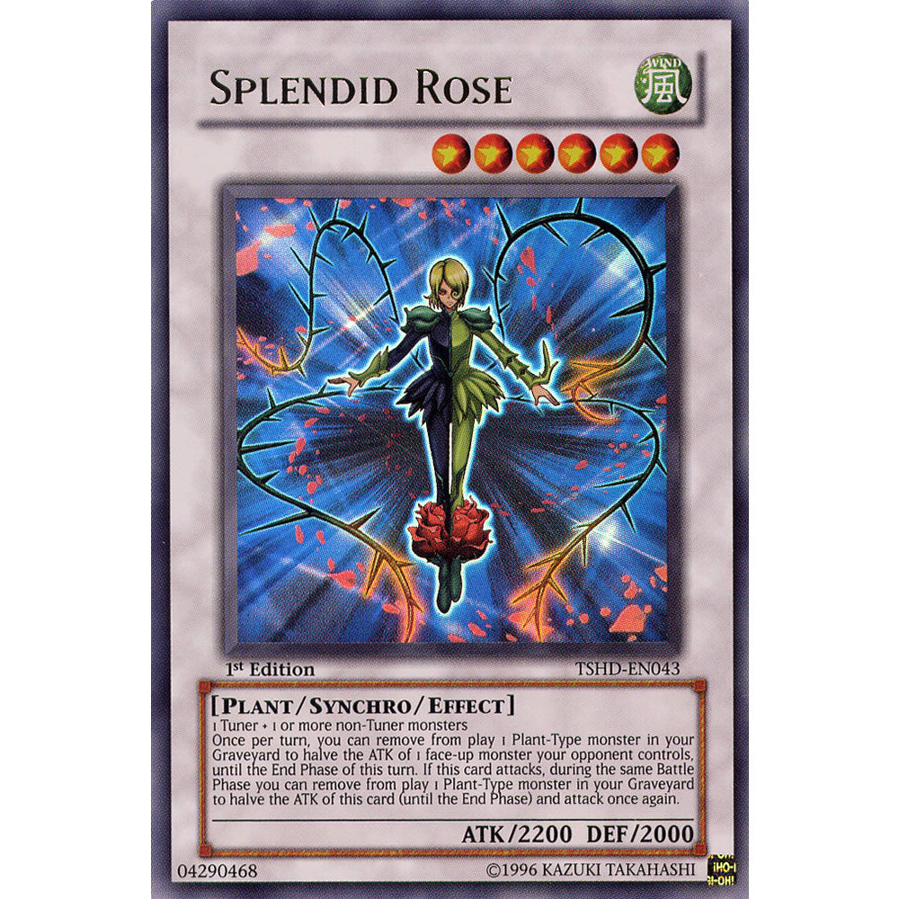 Splendid Rose TSHD-EN043 Yu-Gi-Oh! Card from the The Shining Darkness Set