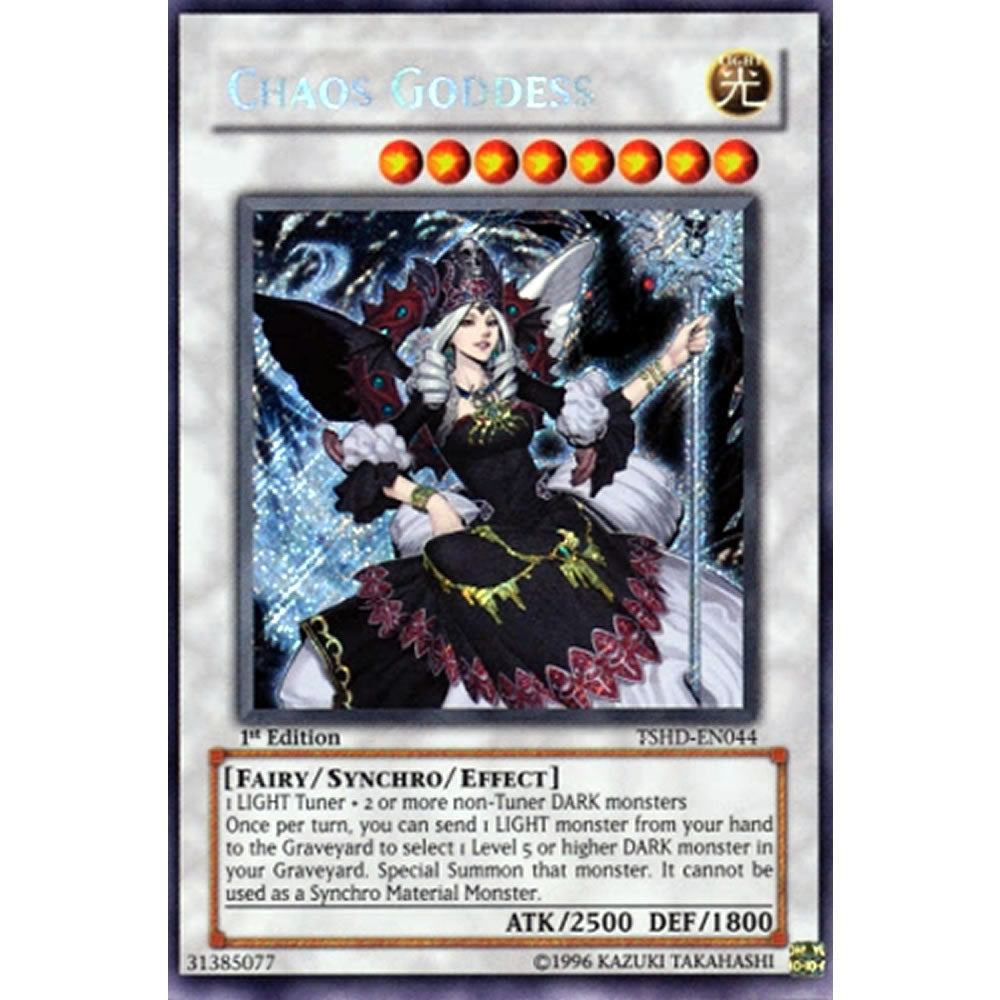 Chaos Goddess TSHD-EN044 Yu-Gi-Oh! Card from the The Shining Darkness Set