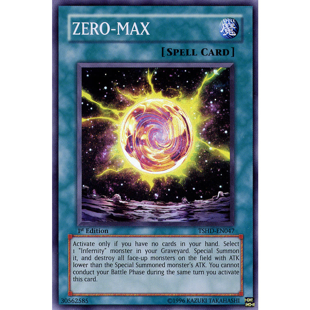 ZERO-MAX TSHD-EN047 Yu-Gi-Oh! Card from the The Shining Darkness Set
