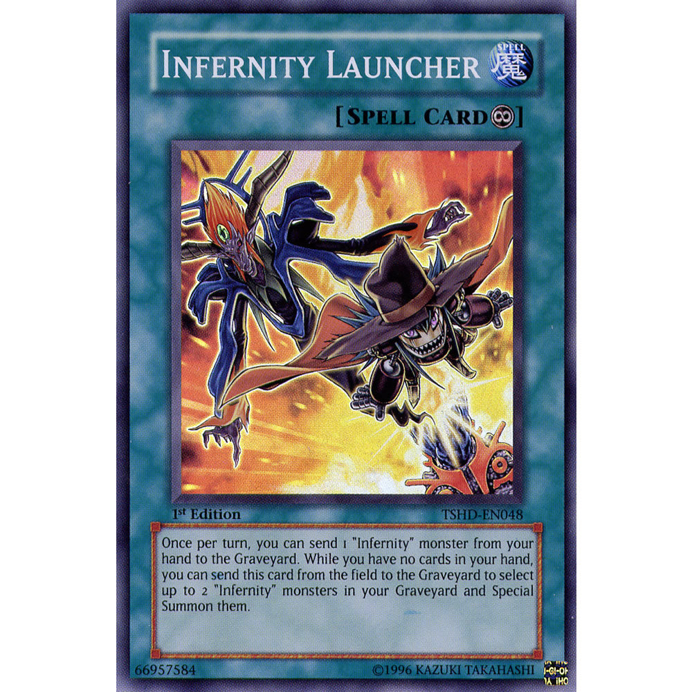 Infernity Launcher TSHD-EN048 Yu-Gi-Oh! Card from the The Shining Darkness Set