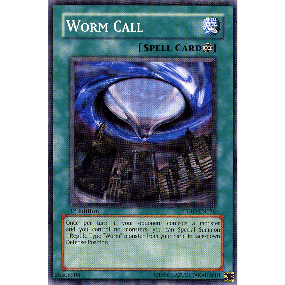 Worm Call TSHD-EN056 Yu-Gi-Oh! Card from the The Shining Darkness Set