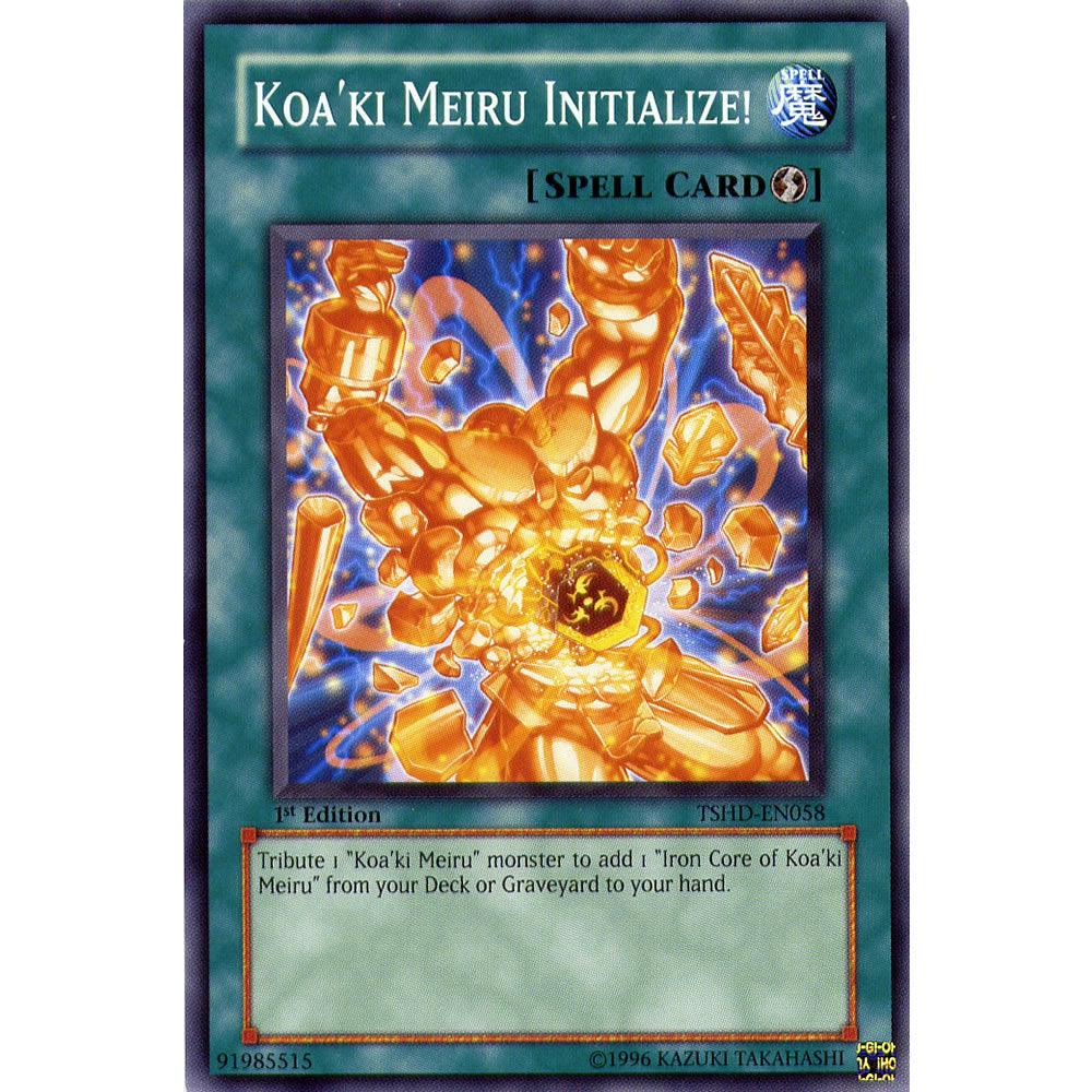 Koa'ki Meiru Initialize TSHD-EN058 Yu-Gi-Oh! Card from the The Shining Darkness Set