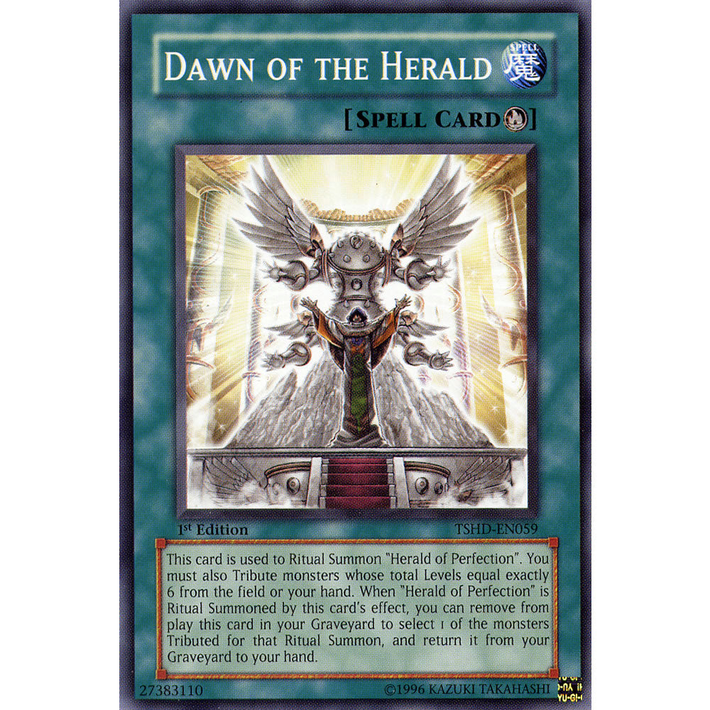 Dawn Of The Herald TSHD-EN059 Yu-Gi-Oh! Card from the The Shining Darkness Set