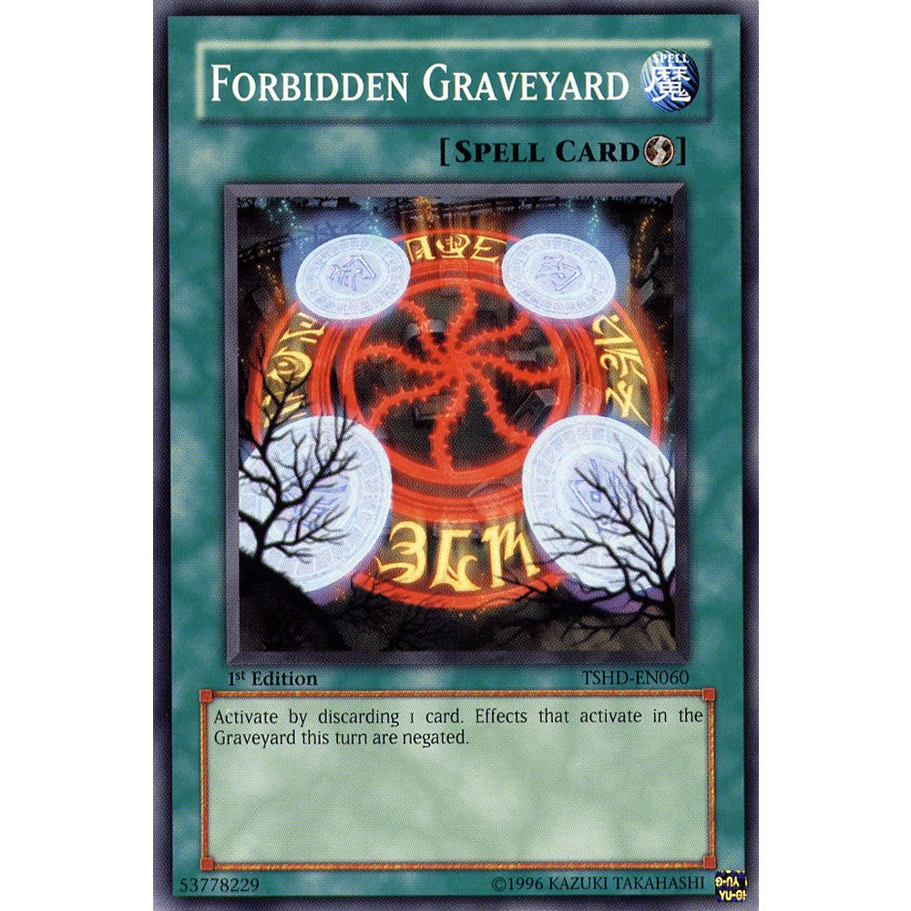 Forbidden Graveyard TSHD-EN060 Yu-Gi-Oh! Card from the The Shining Darkness Set
