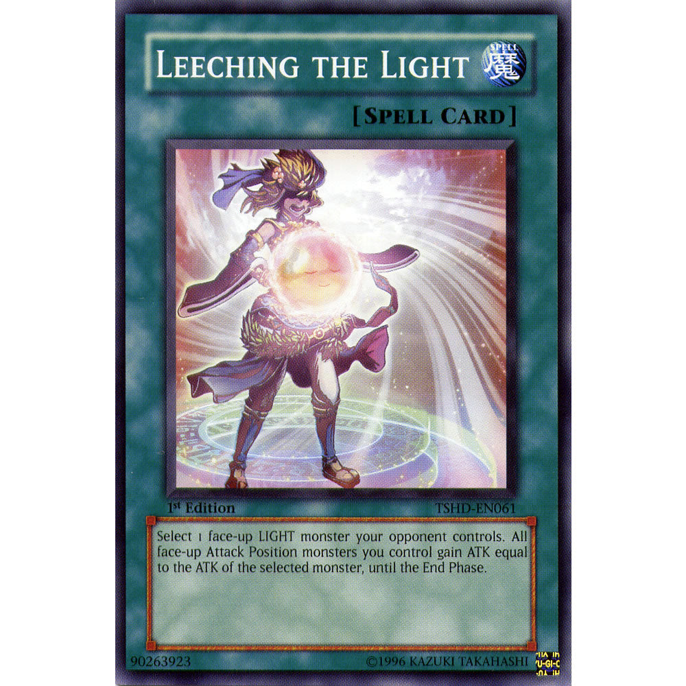 Leeching The Light TSHD-EN061 Yu-Gi-Oh! Card from the The Shining Darkness Set