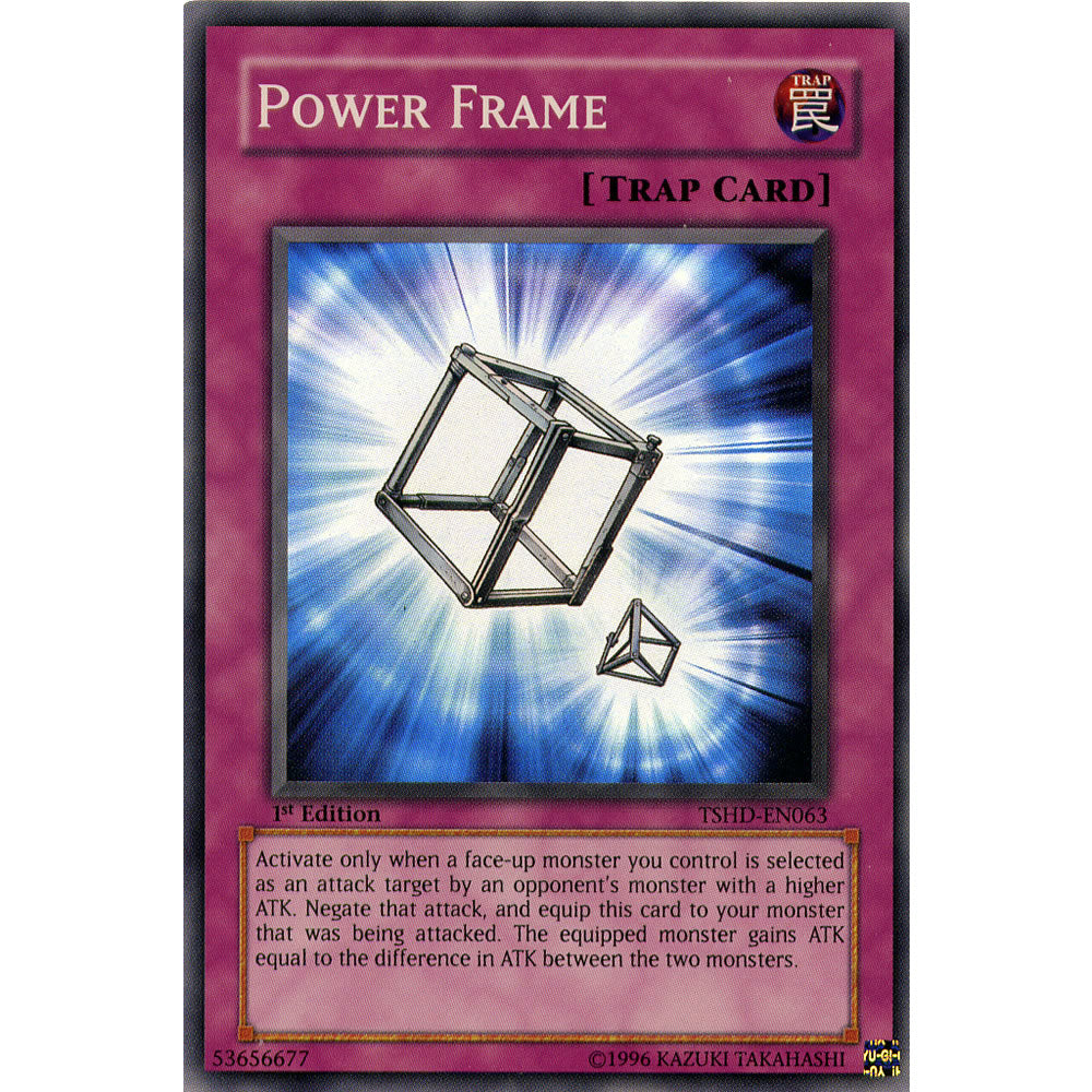 Power Frame TSHD-EN063 Yu-Gi-Oh! Card from the The Shining Darkness Set