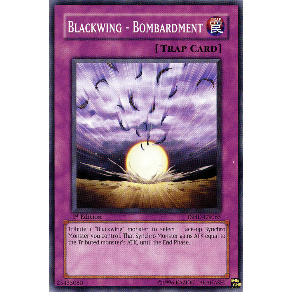Blackwing Bombardment TSHD-EN065 Yu-Gi-Oh! Card from the The Shining Darkness Set