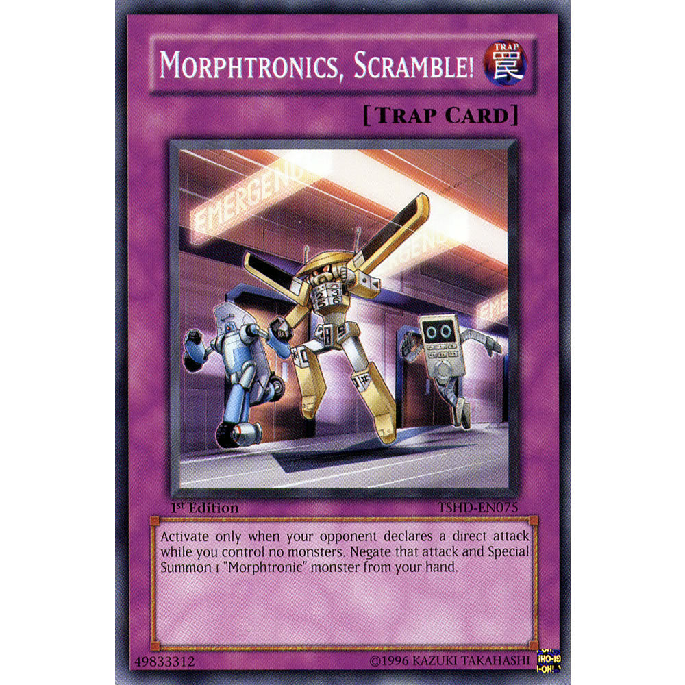 Morphtronics Scramble TSHD-EN075 Yu-Gi-Oh! Card from the The Shining Darkness Set