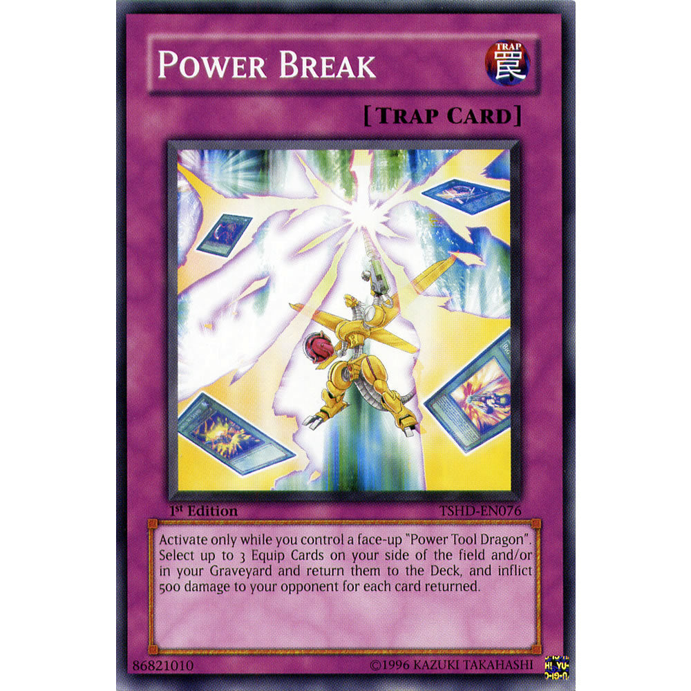 Power Break TSHD-EN076 Yu-Gi-Oh! Card from the The Shining Darkness Set