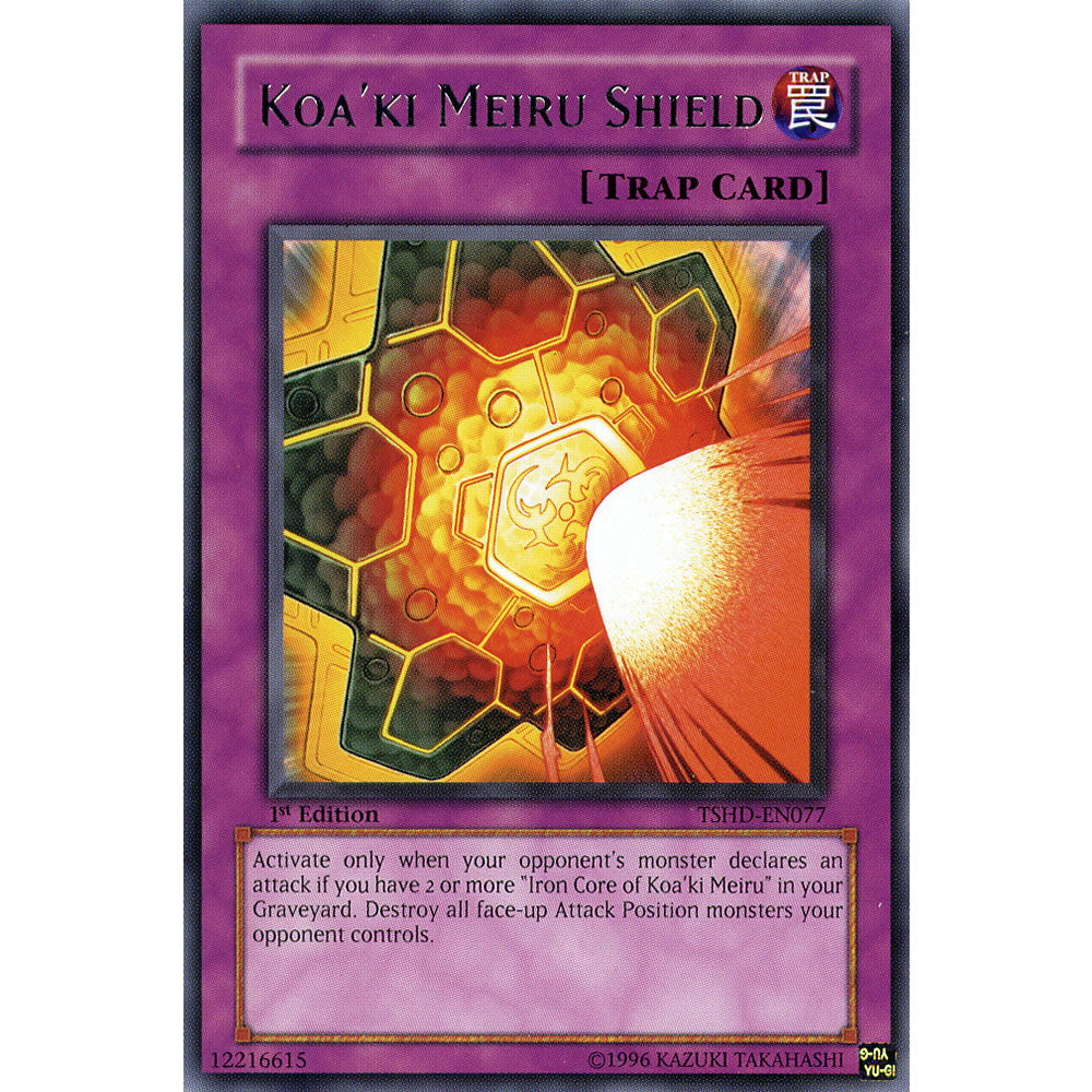Koa'ki Meiru Shield TSHD-EN077 Yu-Gi-Oh! Card from the The Shining Darkness Set