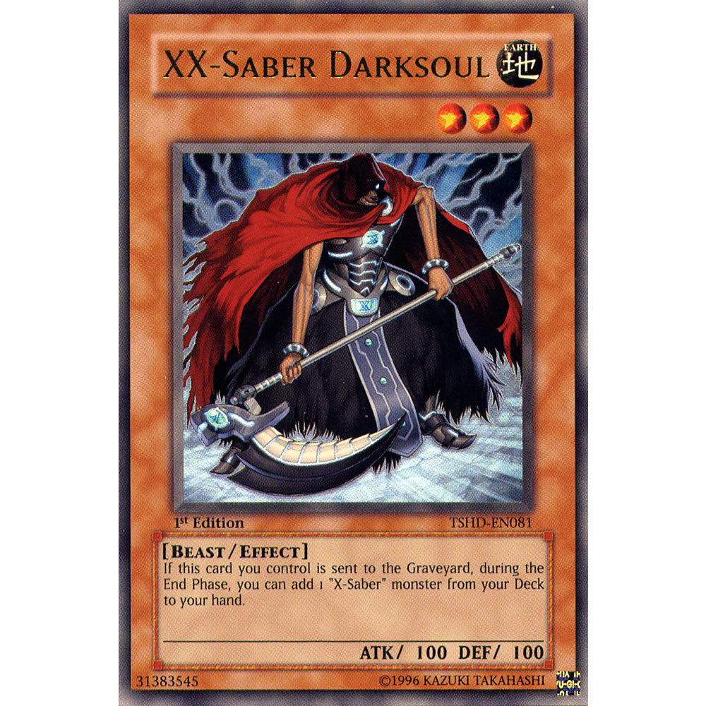 XX-Saber Darksoul TSHD-EN081 Yu-Gi-Oh! Card from the The Shining Darkness Set