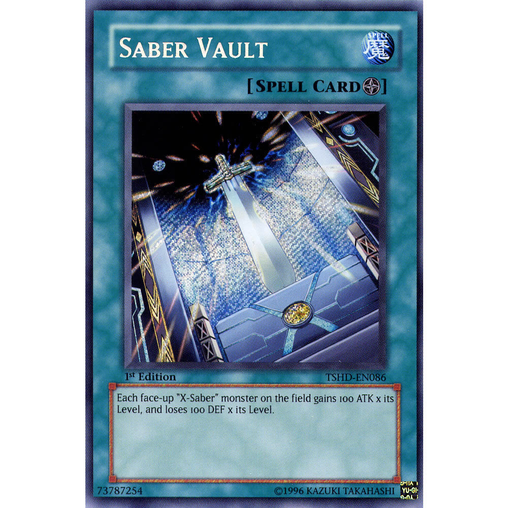 Saber Vault TSHD-EN086 Yu-Gi-Oh! Card from the The Shining Darkness Set