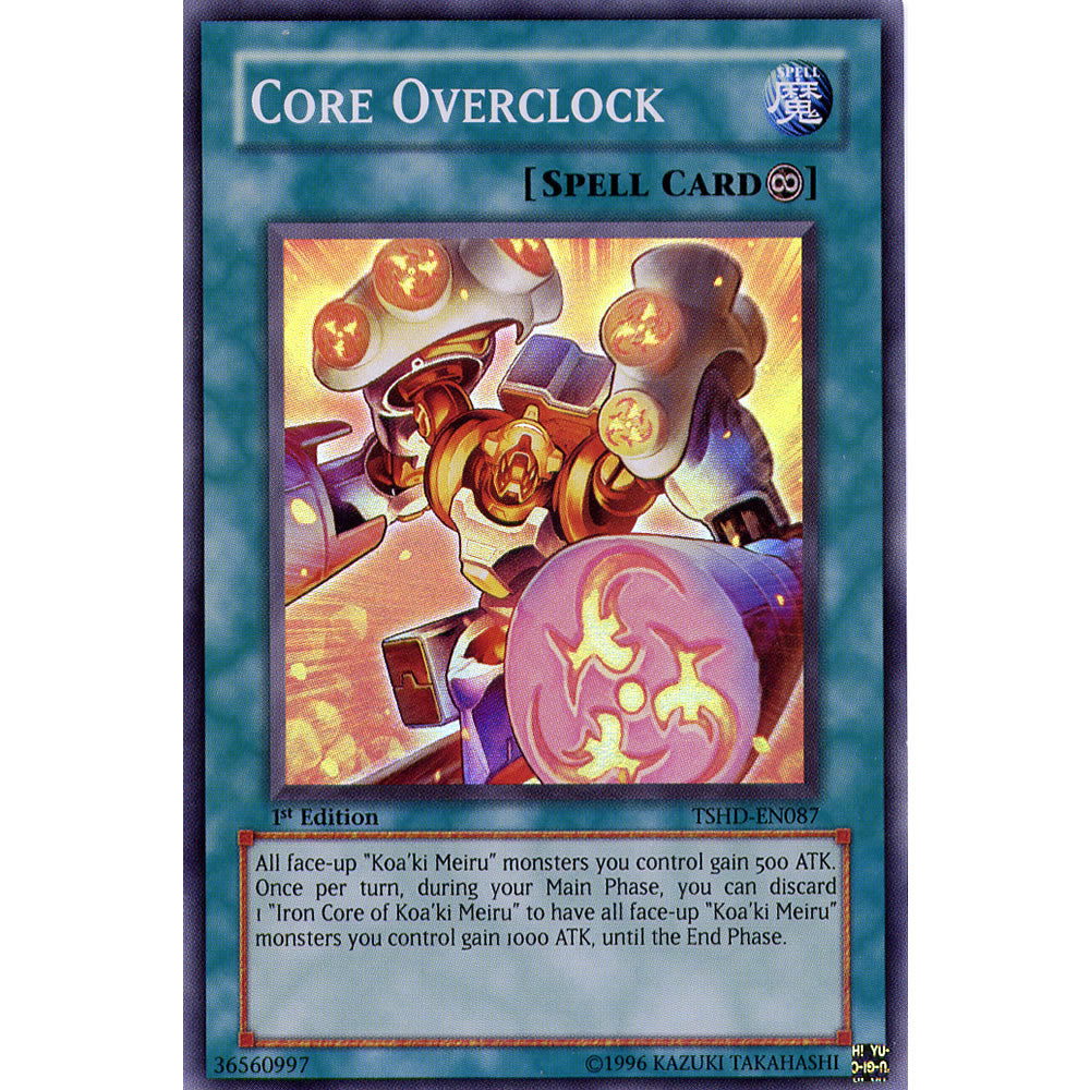 Core Overclock TSHD-EN087 Yu-Gi-Oh! Card from the The Shining Darkness Set