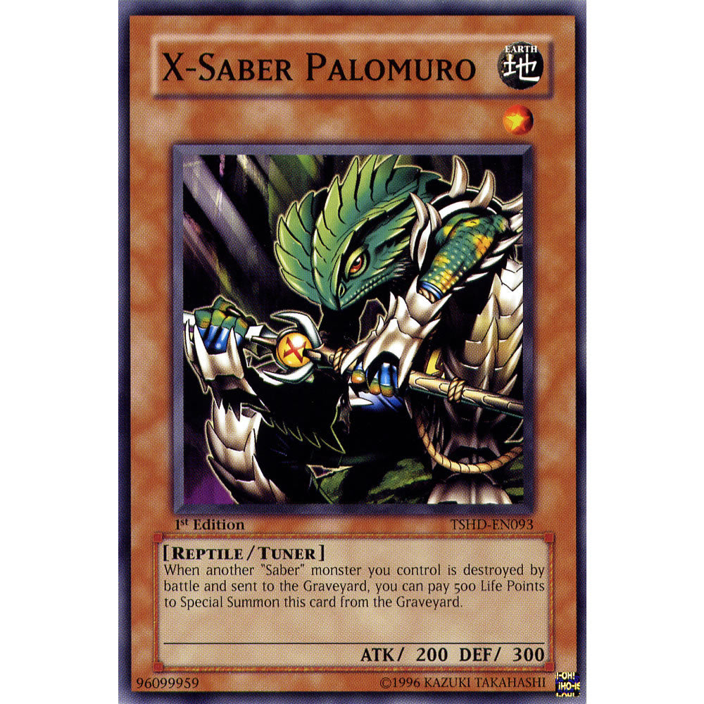 X-Saber Palomuro TSHD-EN093 Yu-Gi-Oh! Card from the The Shining Darkness Set