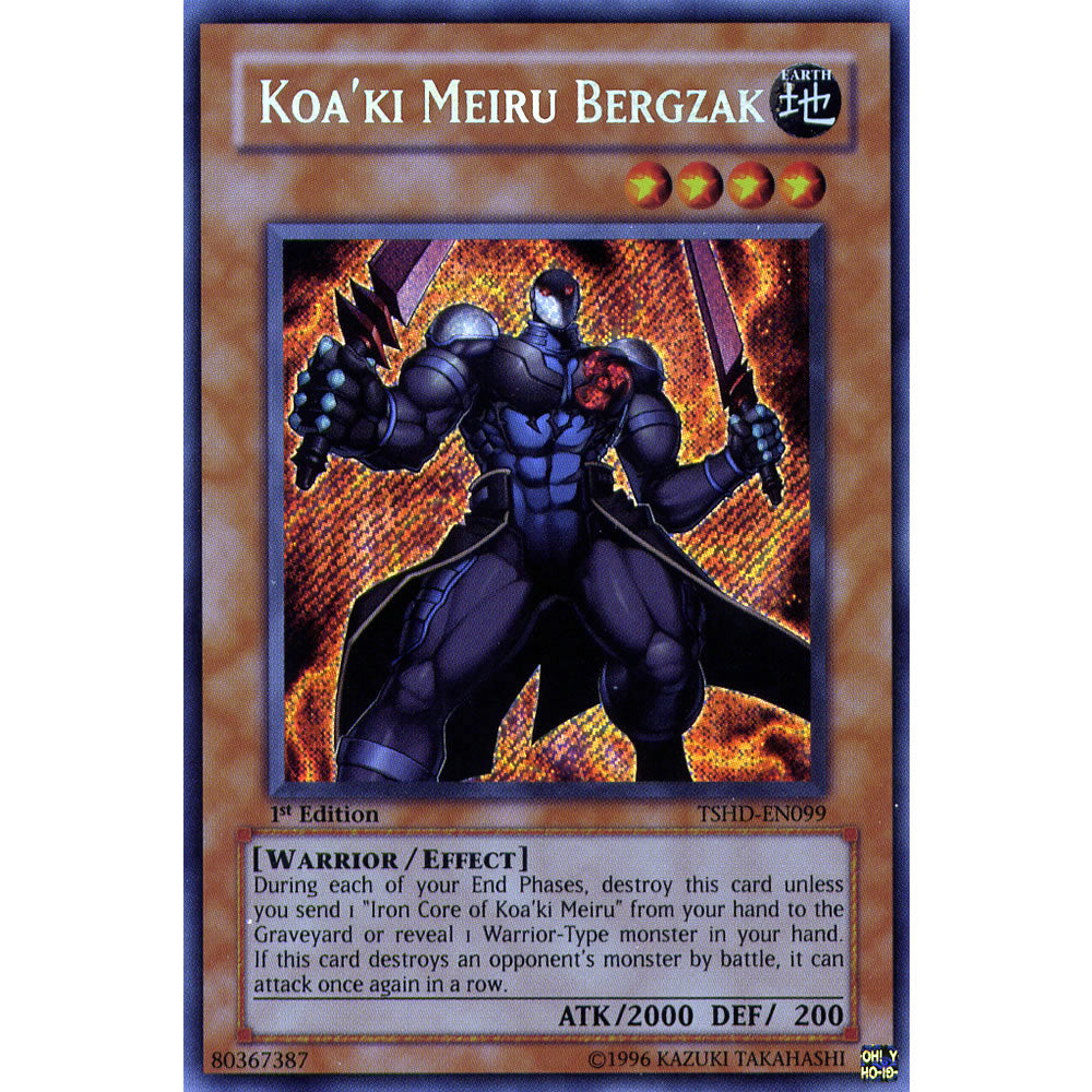 Koa'ki Meiru Bergzak TSHD-EN099 Yu-Gi-Oh! Card from the The Shining Darkness Set