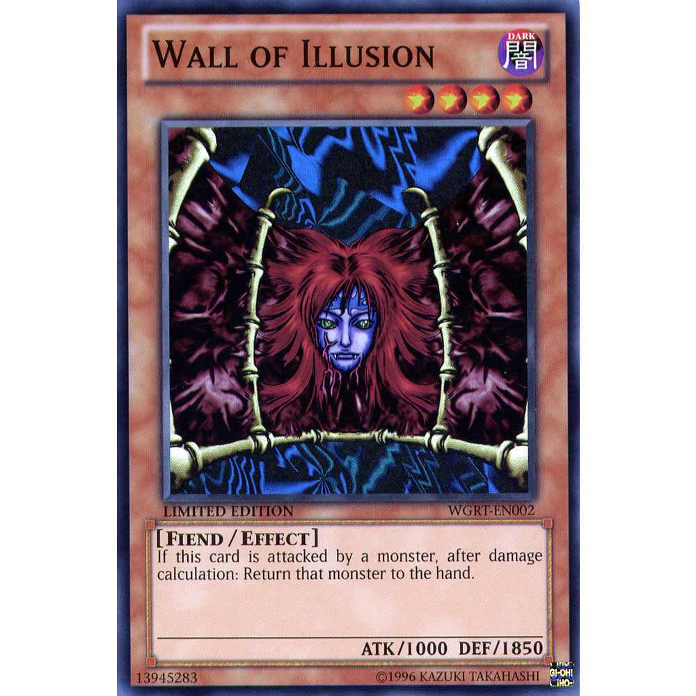 Wall of Illusion WGRT-EN002 Yu-Gi-Oh! Card from the War of the Giants Reinforcements Set