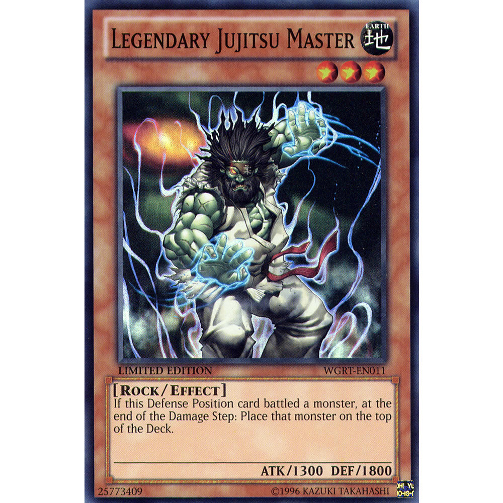 Legendary Jujitsu Master WGRT-EN011 Yu-Gi-Oh! Card from the War of the Giants Reinforcements Set