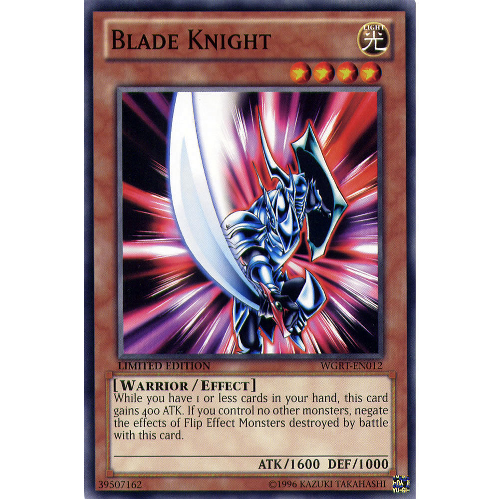 Blade Knight WGRT-EN012 Yu-Gi-Oh! Card from the War of the Giants Reinforcements Set