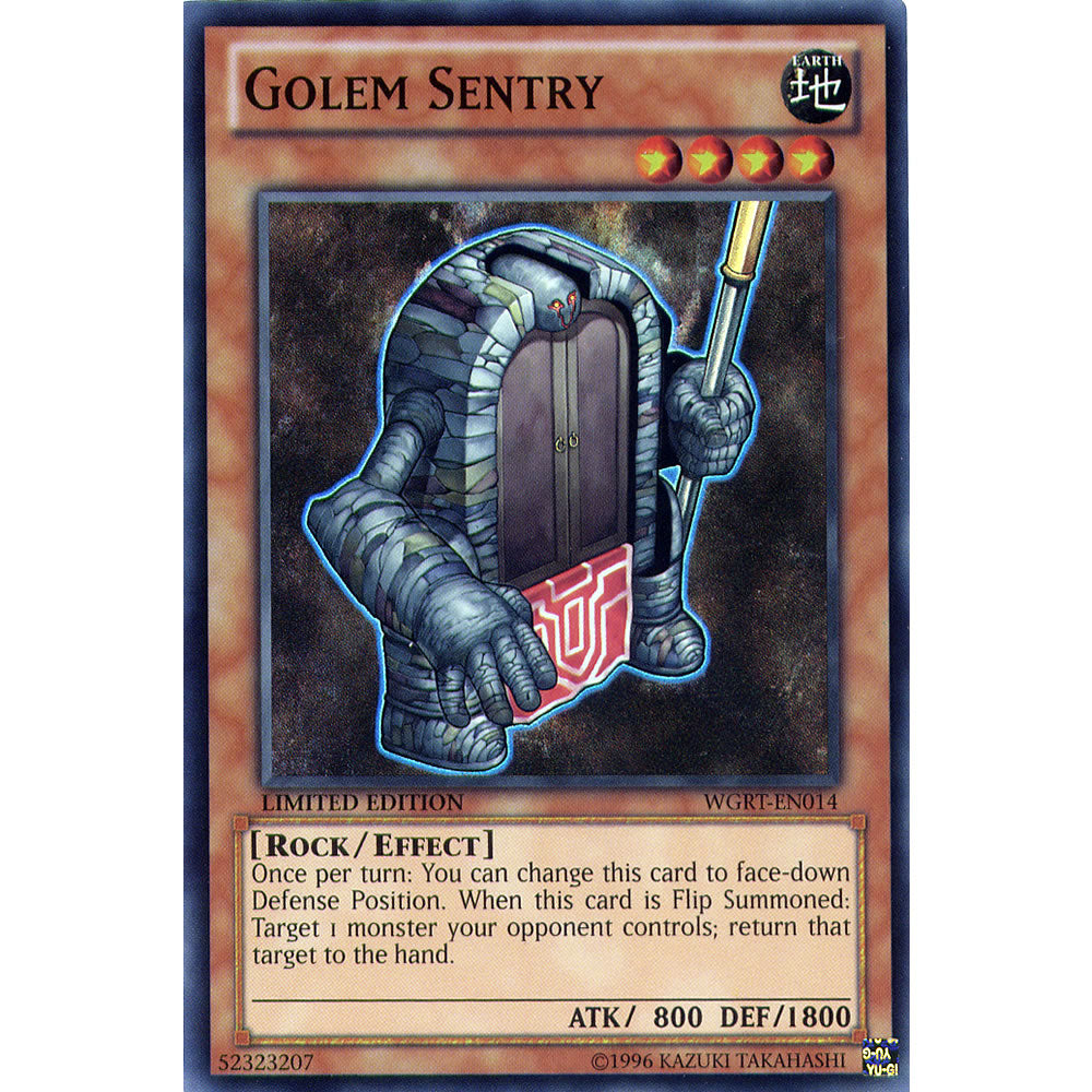 Golem Sentry WGRT-EN014 Yu-Gi-Oh! Card from the War of the Giants Reinforcements Set