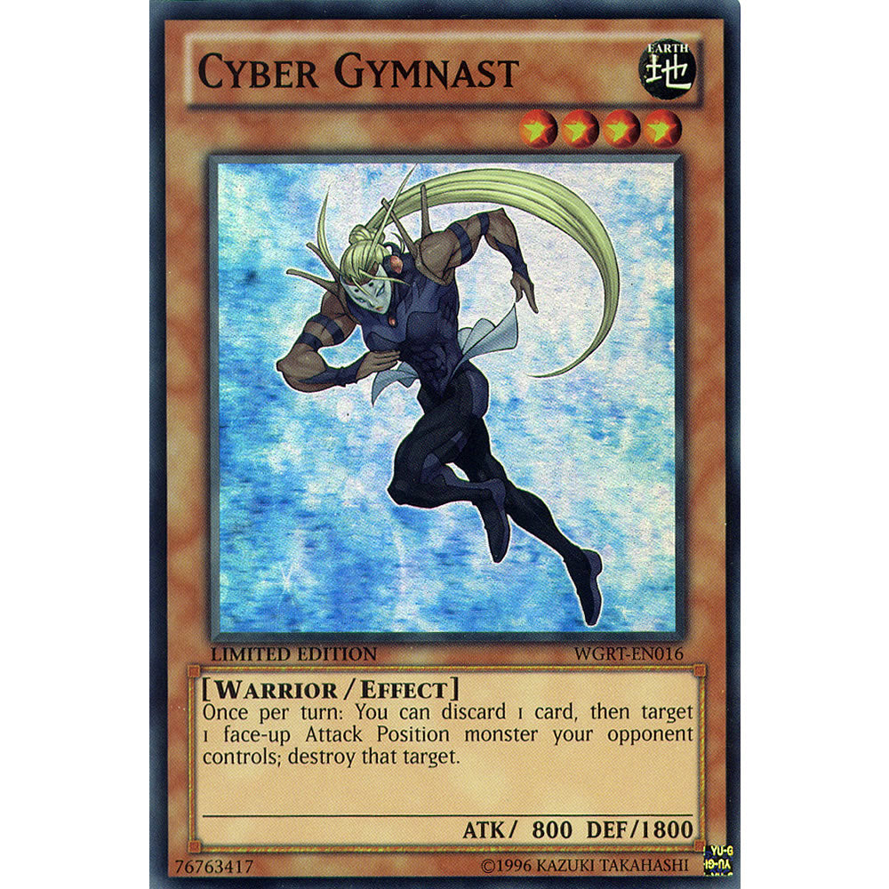 Cyber Gymnast WGRT-EN016 Yu-Gi-Oh! Card from the War of the Giants Reinforcements Set