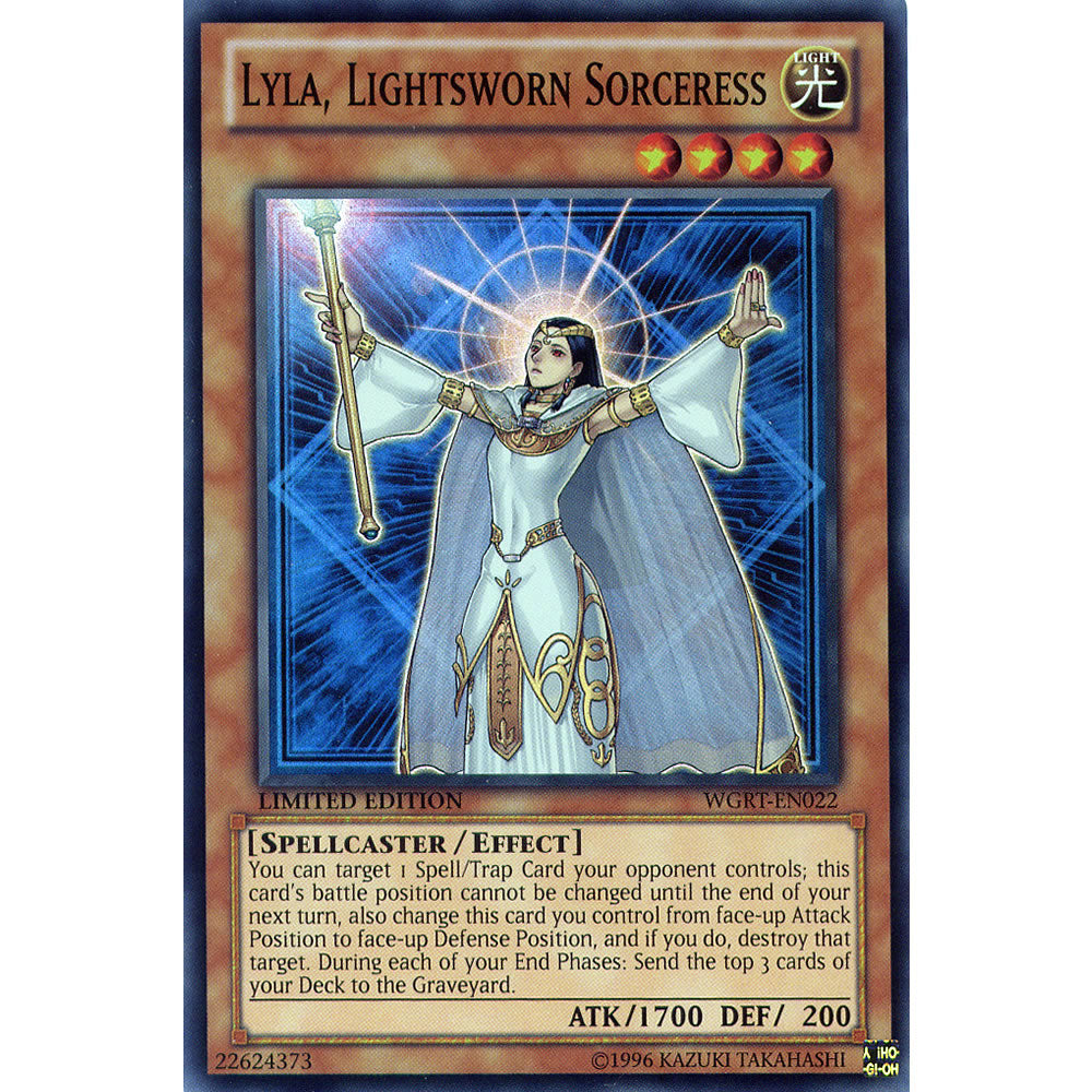 Lyla, Lightsworn Sorceress WGRT-EN022 Yu-Gi-Oh! Card from the War of the Giants Reinforcements Set