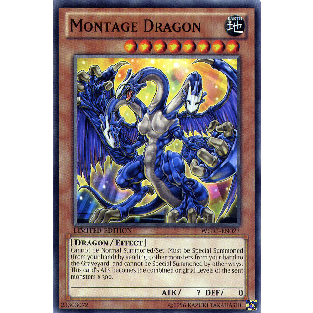 Montage Dragon WGRT-EN023 Yu-Gi-Oh! Card from the War of the Giants Reinforcements Set