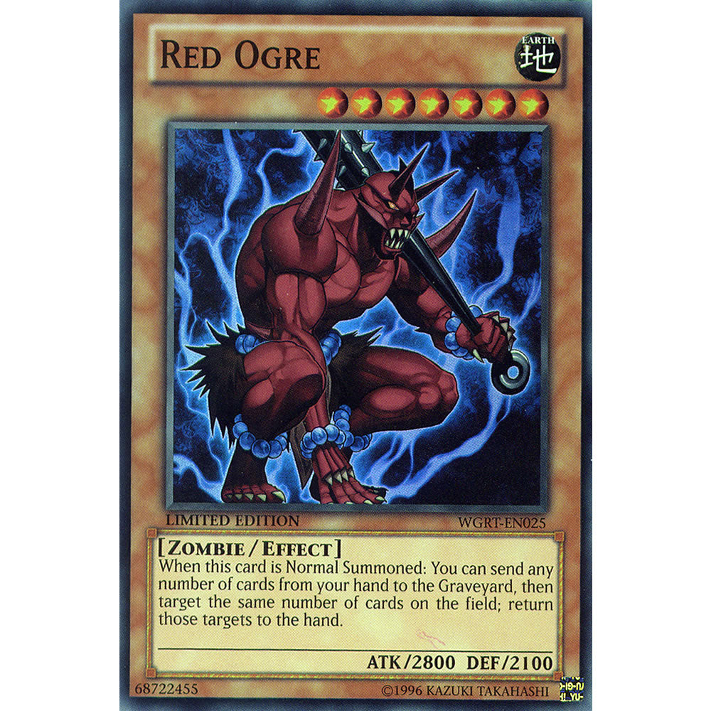 Red Ogre WGRT-EN025 Yu-Gi-Oh! Card from the War of the Giants Reinforcements Set
