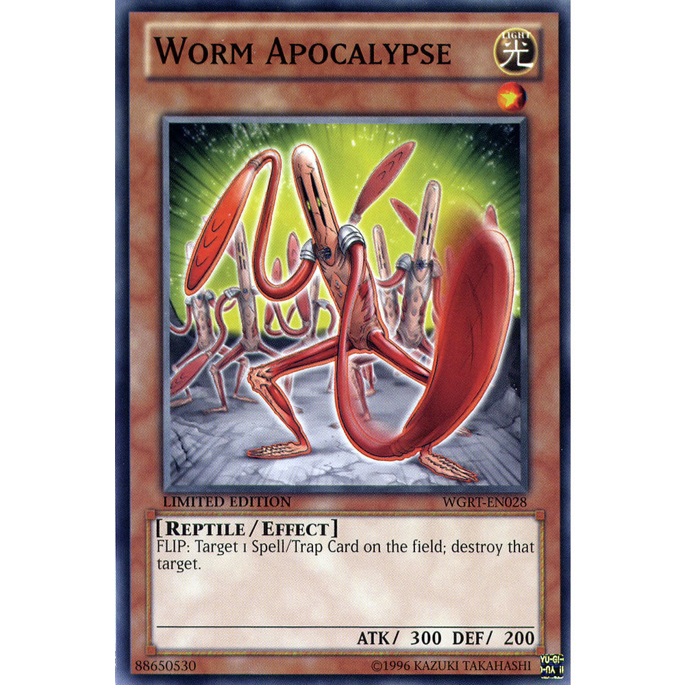 Worm Apocalypse WGRT-EN028 Yu-Gi-Oh! Card from the War of the Giants Reinforcements Set