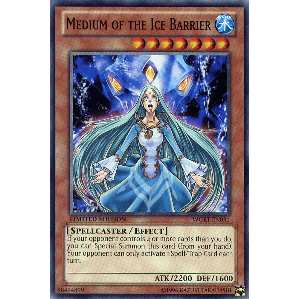 Medium of the Ice Barrier WGRT-EN031 Yu-Gi-Oh! Card from the War of the Giants Reinforcements Set