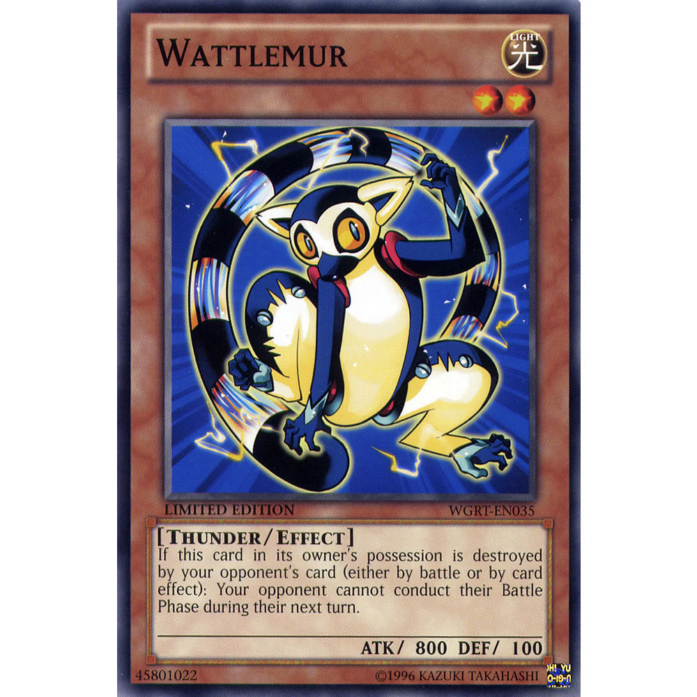 Wattlemur WGRT-EN035 Yu-Gi-Oh! Card from the War of the Giants Reinforcements Set