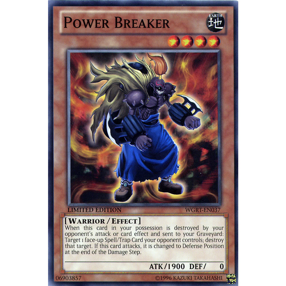 Power Breaker WGRT-EN037 Yu-Gi-Oh! Card from the War of the Giants Reinforcements Set
