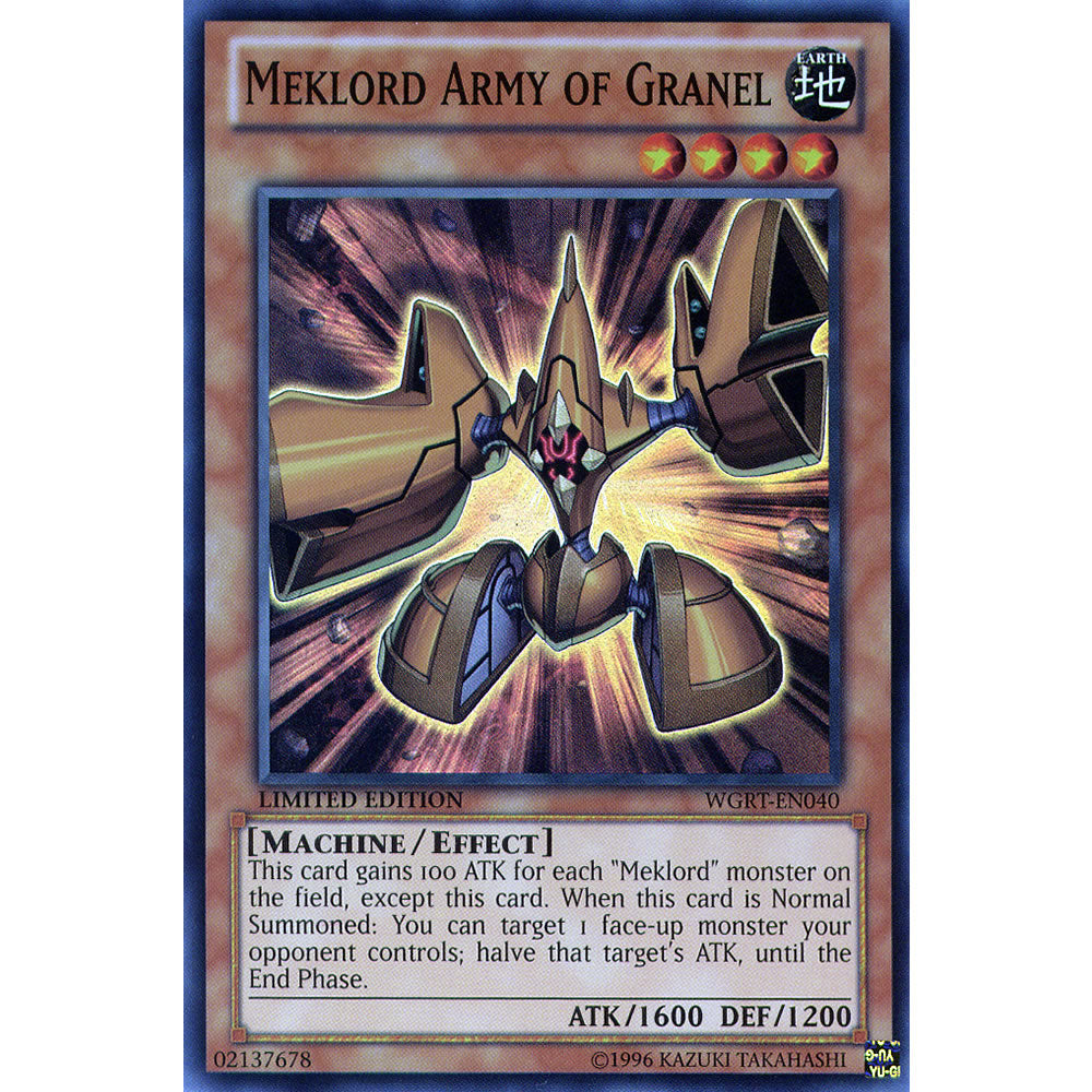 Meklord Army of Granel WGRT-EN040 Yu-Gi-Oh! Card from the War of the Giants Reinforcements Set