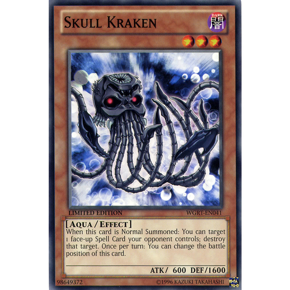 Skull Kraken WGRT-EN041 Yu-Gi-Oh! Card from the War of the Giants Reinforcements Set